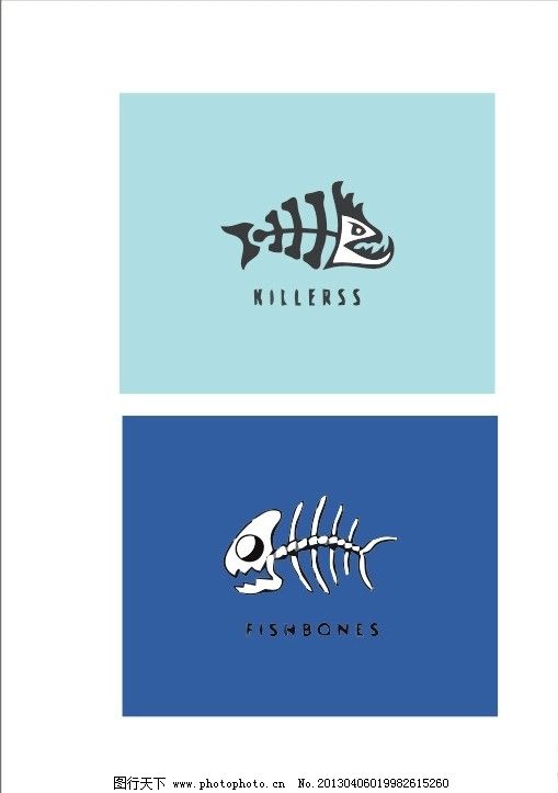 外国logo图片,鱼骨 鱼骨头 国外 西方 西式 视觉