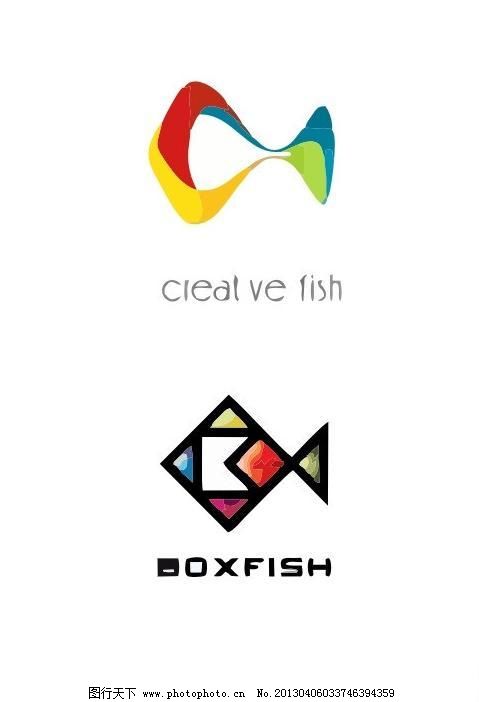 外国logo图片,标识标志图标 抽象 创意 工厂 鱼