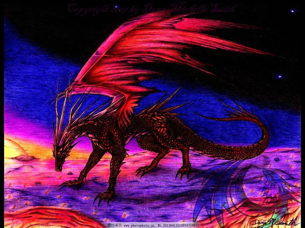 神兽 飞龙 图片素材