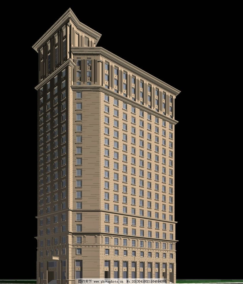 欧式建筑 多层 欧式 建筑 群楼 3d 高清 3d设计效果图 3d作品 3d设计