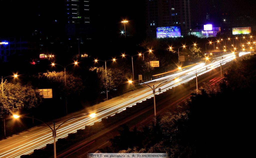 夜景图片,夜色 马路 城市 流动 晚上 深圳夜景 交