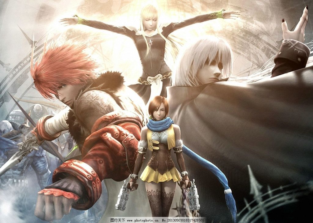 最终幻想游戏原画图片