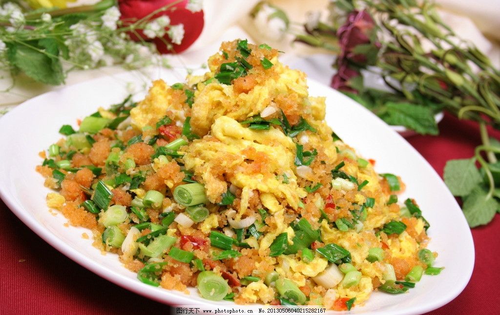 大蒜炒鸡蛋图片