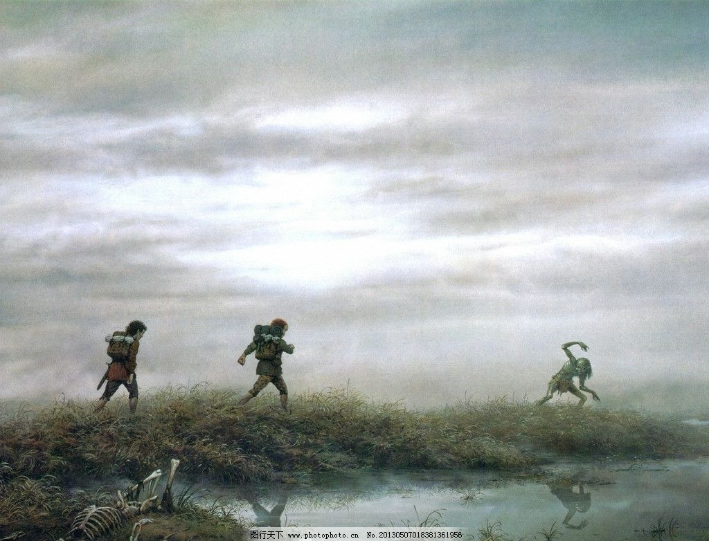 魔戒游戏原画图片