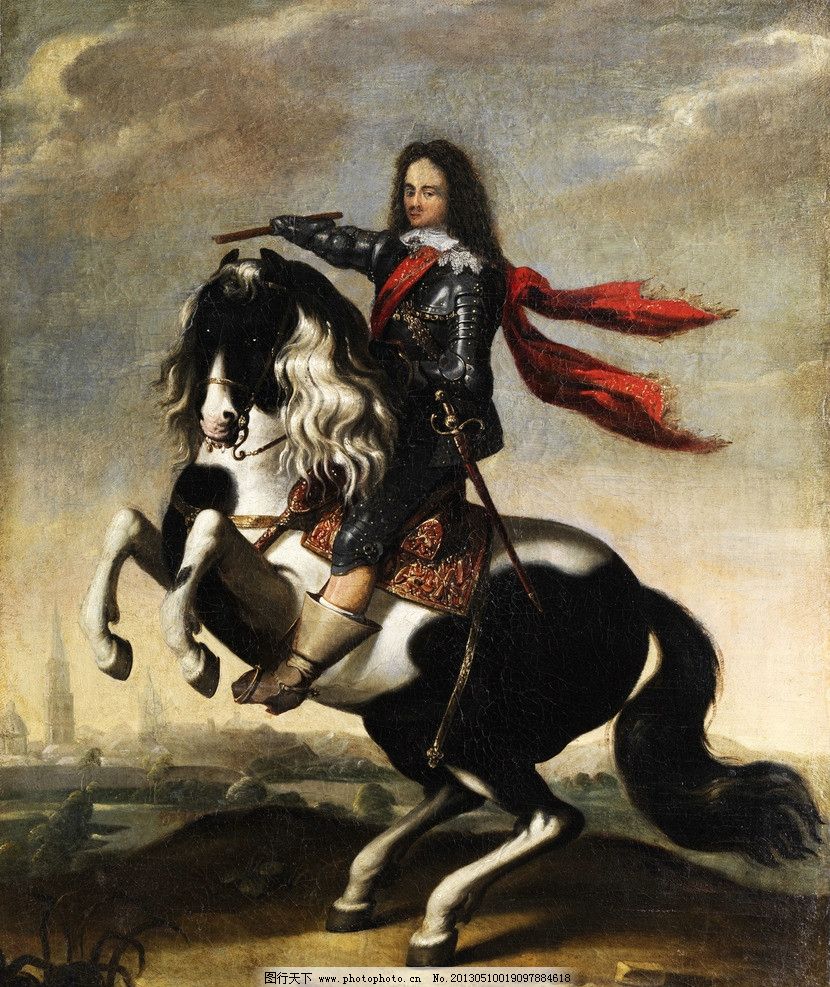 古典油画人物图片,高清欧洲古典油画 写实 将军