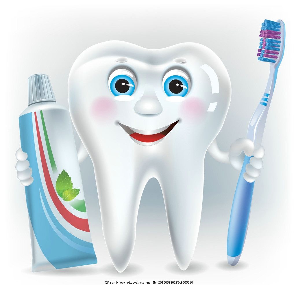 卡通牙齿表情图片,笑脸 有趣 可爱 滑稽 幽默 手