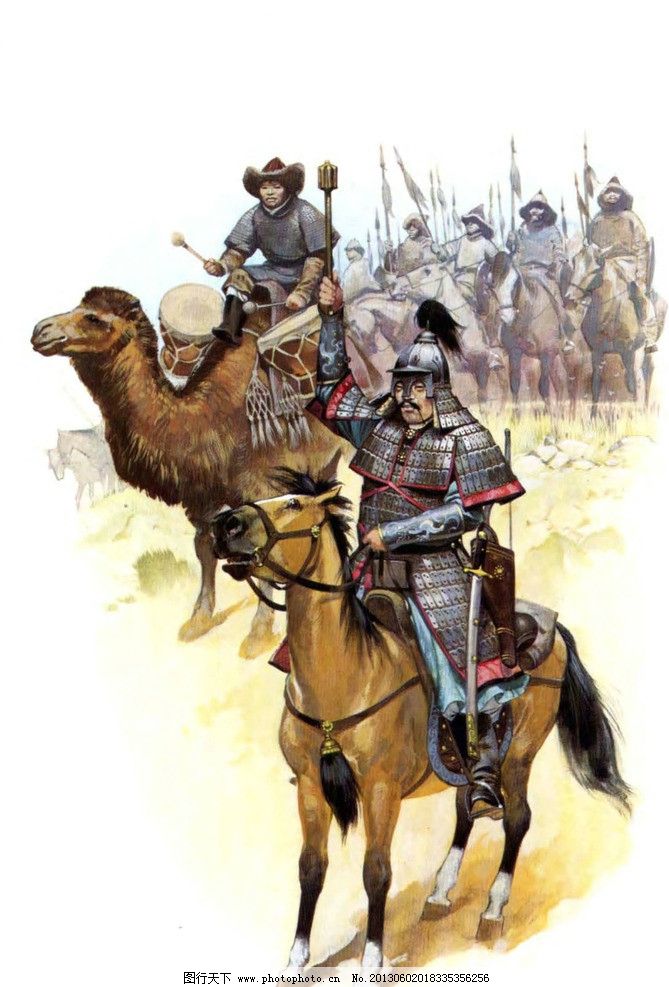 蒙古骑兵图片