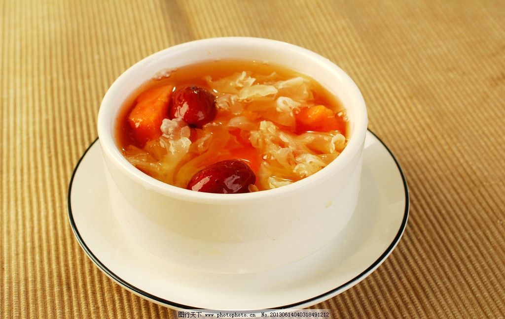 木瓜雪耳糖水图片_西餐美食_餐饮美食_图行天