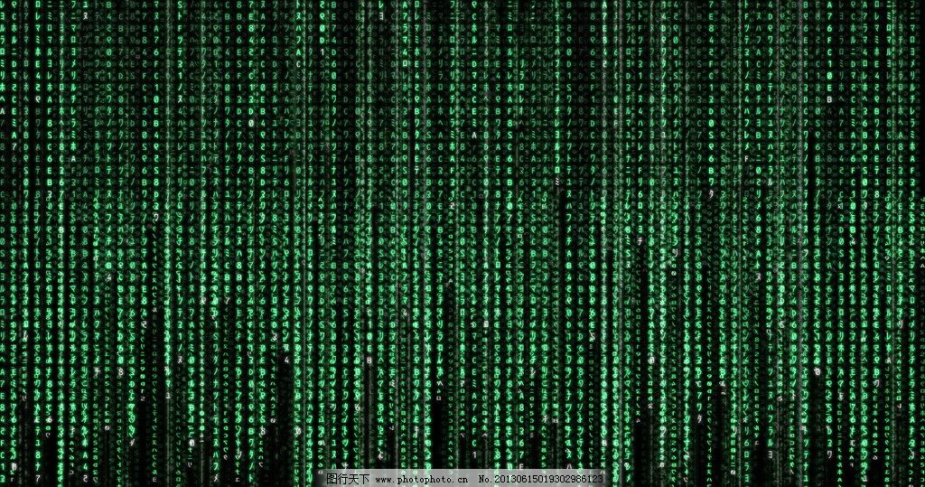 黑客帝国绿色数字图片,骇客帝国 代码 绿色代码