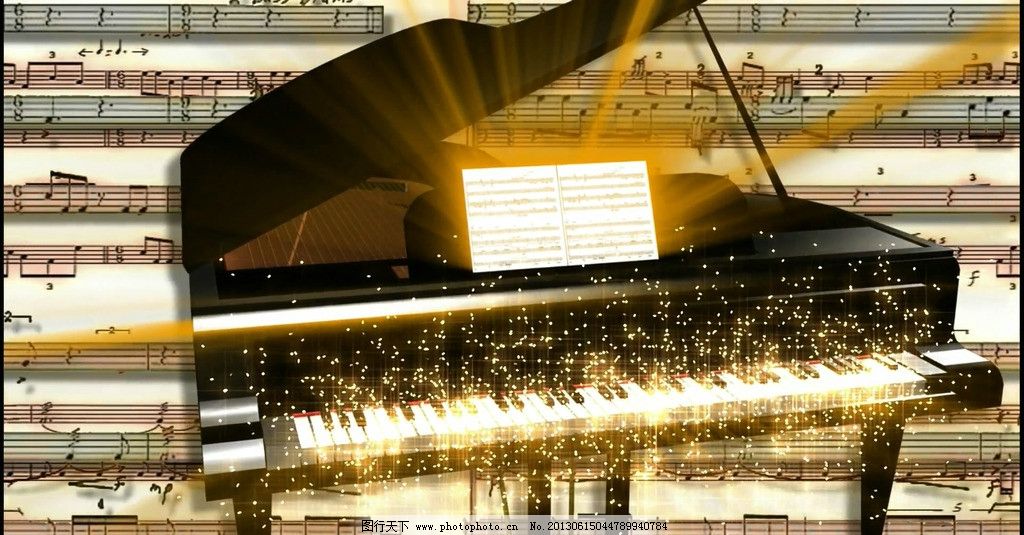 钢琴音乐会视频背景