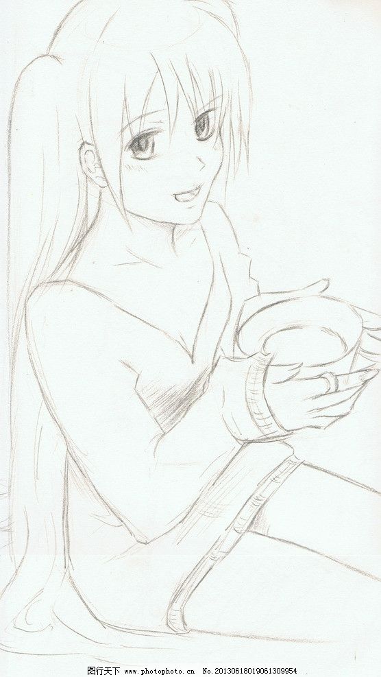 简单素描人物画法图片展示_简单素描人物画法图片下载